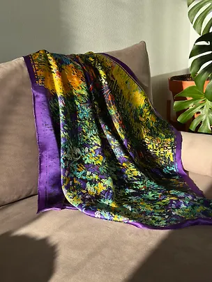 Платок Ван Гог Куст 90х90 3091581