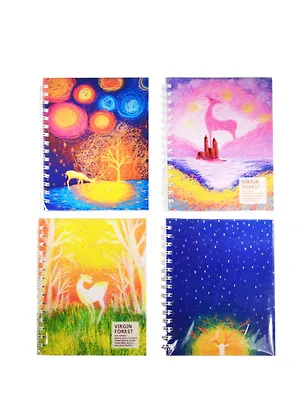 Тетрадь в клетку Hai Bin, Virgin forest, 80 листов, в ассортименте 239811