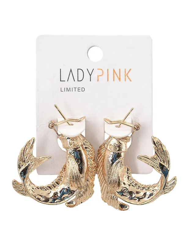 Серьги `LADY PINK` CHAIN CONNECTION (225342) 3002523 — 1