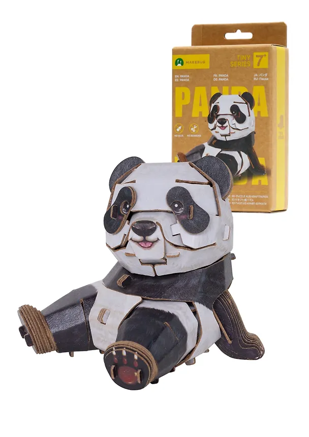 3D пазл Makebug «Панда», линейка Tiny Series. Арт. MB-D-0041 3168772 — 1