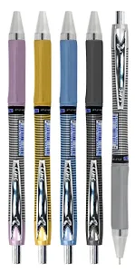 Ручка шариковая Linc, Elantra, автоматическая синяя 0,7 мм, в ассортименте