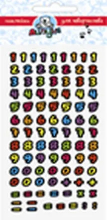 Большие гелевые наклейки Цифры (AS003) (Липуня) 2300375