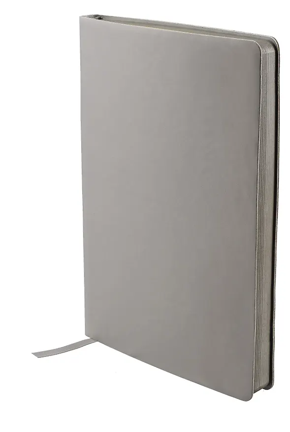 Ежедневник недатированный «Soft Touch» А5, серебро, 136 листов, экокожа, Listoff 2993828 — 3