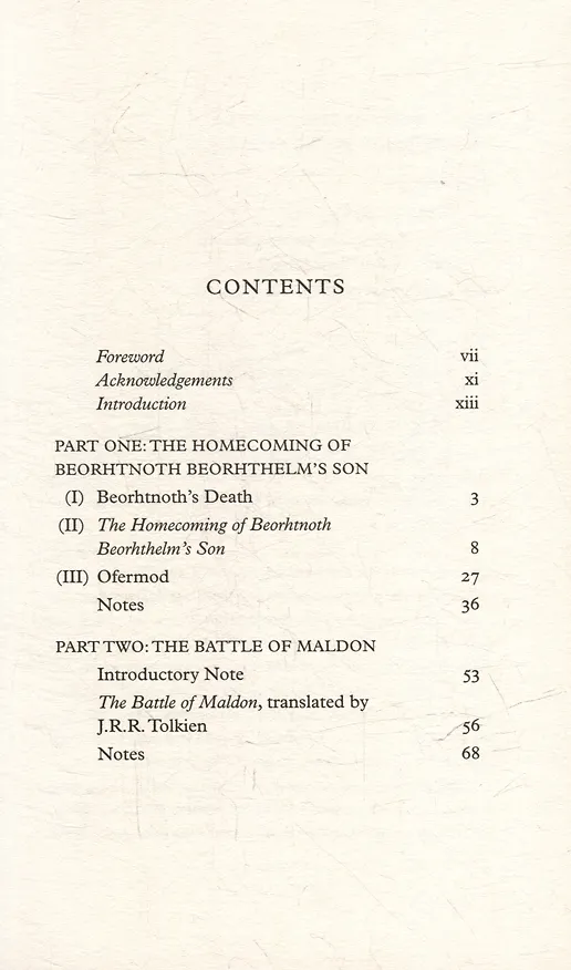 Книга The Battle of Maldon: Together with the Homecoming of Beorhtnoth (Джон Рональд Руэл Толкин) — 2