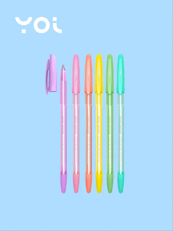 Шариковая ручка синяя 0,7 мм, Sweety, Yoi, в ассортименте 260725 — 3