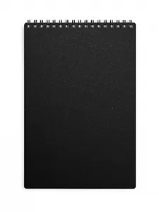 Блокнот А5 60л кл. "SAND Графит" спираль, пластик.обл., ассорти, Hatber