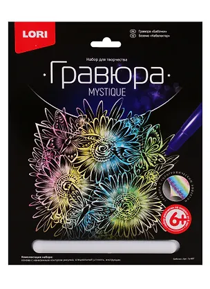 Гравюра большая LORI Бабочки 2793618