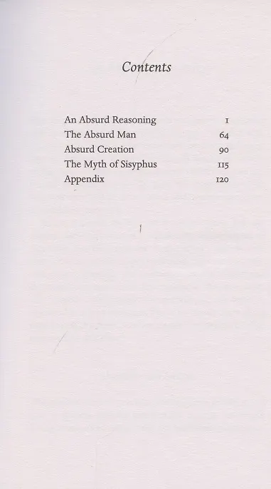 Книга The Myth of Sisyphus (Albert Camus) — 2