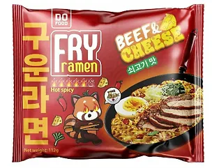 Лапша FRY Ramen Beef and cheese Сыр со вкусом Говядины, 112г 3110254