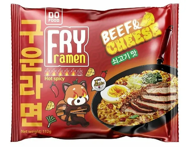 Лапша FRY Ramen Beef and cheese Сыр со вкусом Говядины, 112г 3110254 — 1