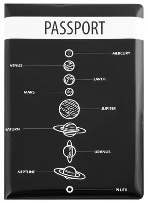 Обложка для паспорта Планеты (ПВХ бокс) — 2892802 — 1