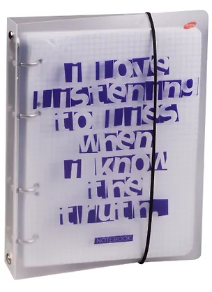 Тетрадь на кольцах в клетку Academy Style, Letters, 100 листов 244208