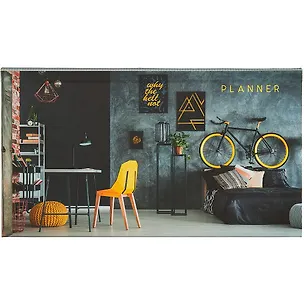 Планинг недат. 64л "Стильный лофт" настольный, 7БЦ, мат.лам, покрытие Soft Touch, офсет 261150