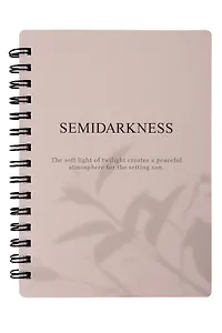 Записная книжка «Shadow. Бежевый» А6, 80 листов в клетку, спираль, Be Smart