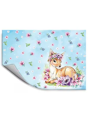 Клеенка для уроков труда "Олень", 50 х 70 см 259816