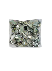 Бусы пластик с гологр. эффект. Круг/Волна 26 (малахит) (00000006162) (100г) (упаковка)