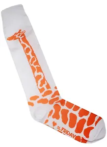 Дизайнерские носки St.Friday Socks, гольфы, белый