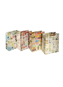 Пакет подарочный бумажный А5 18*23*10 "Travel", нейтральный, матовый ламинат, Kairui