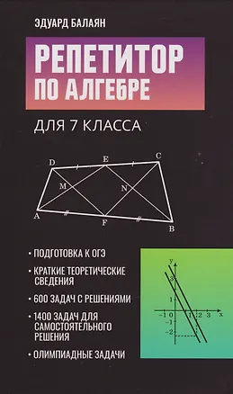 Книга Репетитор по алгебре для 7 класса (Эдуард Балаян)