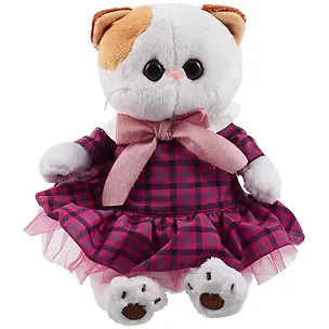 Игрушка мягкая Budi Basa, Ли-Ли в платье в клетку 2775352