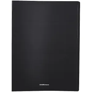 Папка 20ф А4 "Matt Classic" пластик, черный, Erich Krause