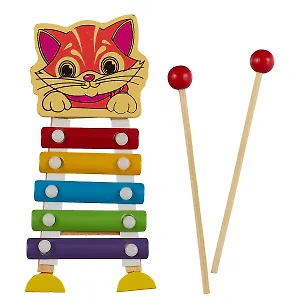 Ксилофон Животные ассорти, в пакете (дерево)