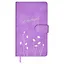 Ежедневник недат. А6+ 120л 110х190 "Бейбискин" сиреневый, иск.кожа, тв.переплёт, тиснение фольгой, магнит.клапан, офсет, ляссе — 2995326 — 1