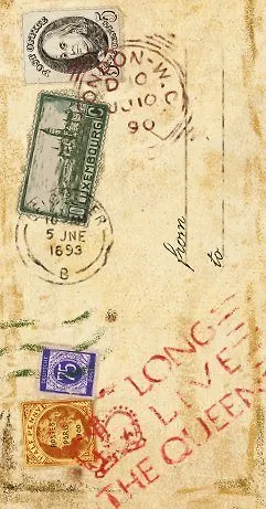 Конверт для денег Ретро 8*16см, картон 341399 — 1