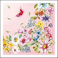 Салфетки Daisy бум. сервиров. Лето (SDОG002402) (33х33) (20шт) (3сл)