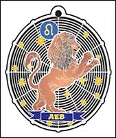 Закладка для книг Знак зодиака Лев (RBM-15) (Мир Бижу) 2343803 — 1