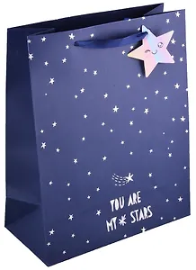 Пакет А4 32*26*12,5 "My star" Новый год, бум.мат.