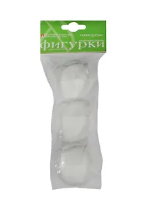 Пенопластовые фигурки для поделок Розочки (2-207/01) (45мм) (3шт.) (упаковка)