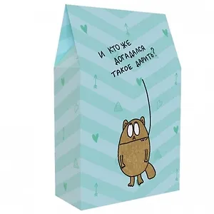 Коробка подарочная Антибуки И кто же догадался такое дарить? 18*11см