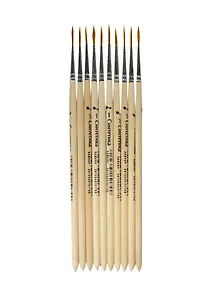 Кисть синтетика круглая  №1 лайнер, АРТКОМ