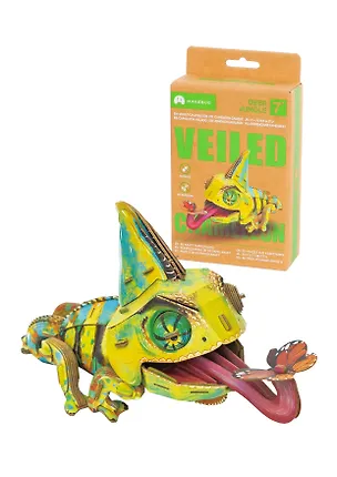 3D пазл Makebug «Хамелеон», линейка Deep Jungle. Арт. MB-D-0050 3174685
