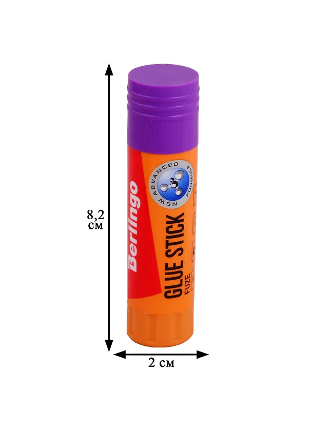 Клей-карандаш «Fuze», Berlingo, 10 г 250141 — 8