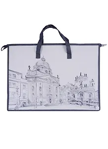 Папка на молнии А3 "Городская площадь" для бумаг