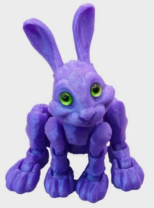 Фигурка 3D Прыгающий кролик Том (пластик) (7х7) (02002999) 3114676 — 1