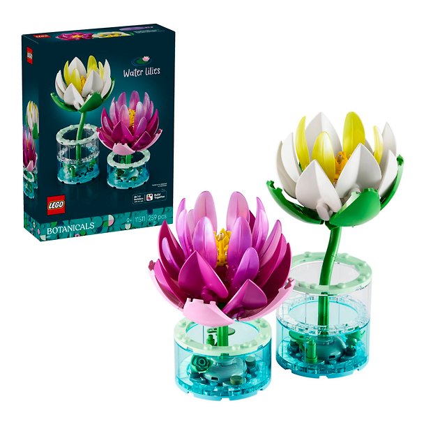 11511 Конструктор детский LEGO Botanicals Водяные лилии, 259 деталей, возраст 9+ 3181292 — 1