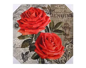 Картина Красные розы (40х40) (740-102)