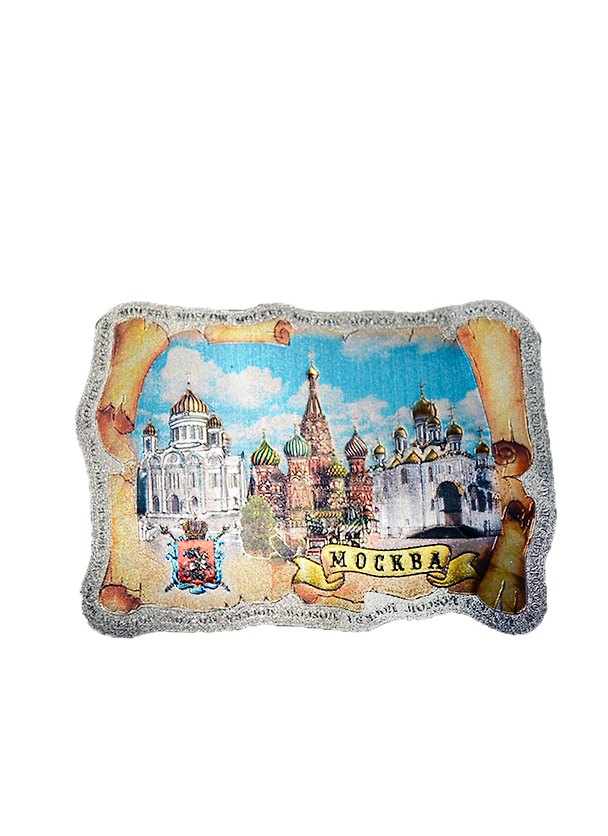 Магнит свиток Москва Два собора-ХВБ (025-7-19K35) 2388518 — 1