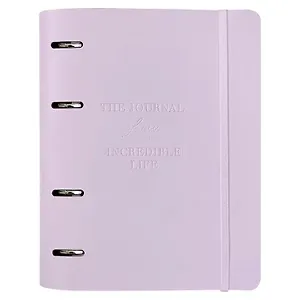 Тетрадь на кольцах в клетку Infolio, Journal, 120 листов, сиреневая