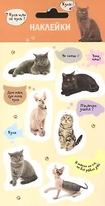 Наклейки Котики (19*10см)