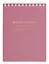 Блокнот А6, 80 листов в точку, "Blossom", розовый, на спирали — 3077241 — 1