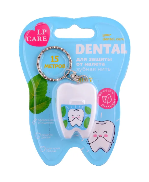 Нить зубная `LP CARE` DENTAL Mint 15 м 3036980 — 1