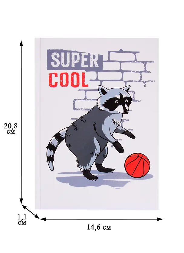 Книга для записей А5 100л "Super Cool 1" 7БЦ, глянц.ламинация, дизайнерск.блок 255856 — 5