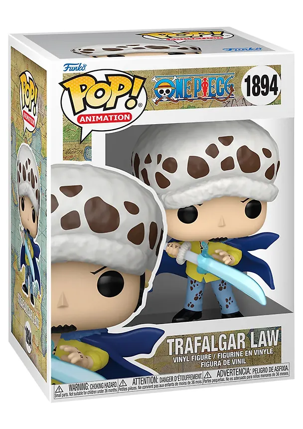 Фигурка Funko POP! Animation One Piece Trafalgar Law w/Blue Anesthesia (1894) (Fun83809) 3118975 — 2