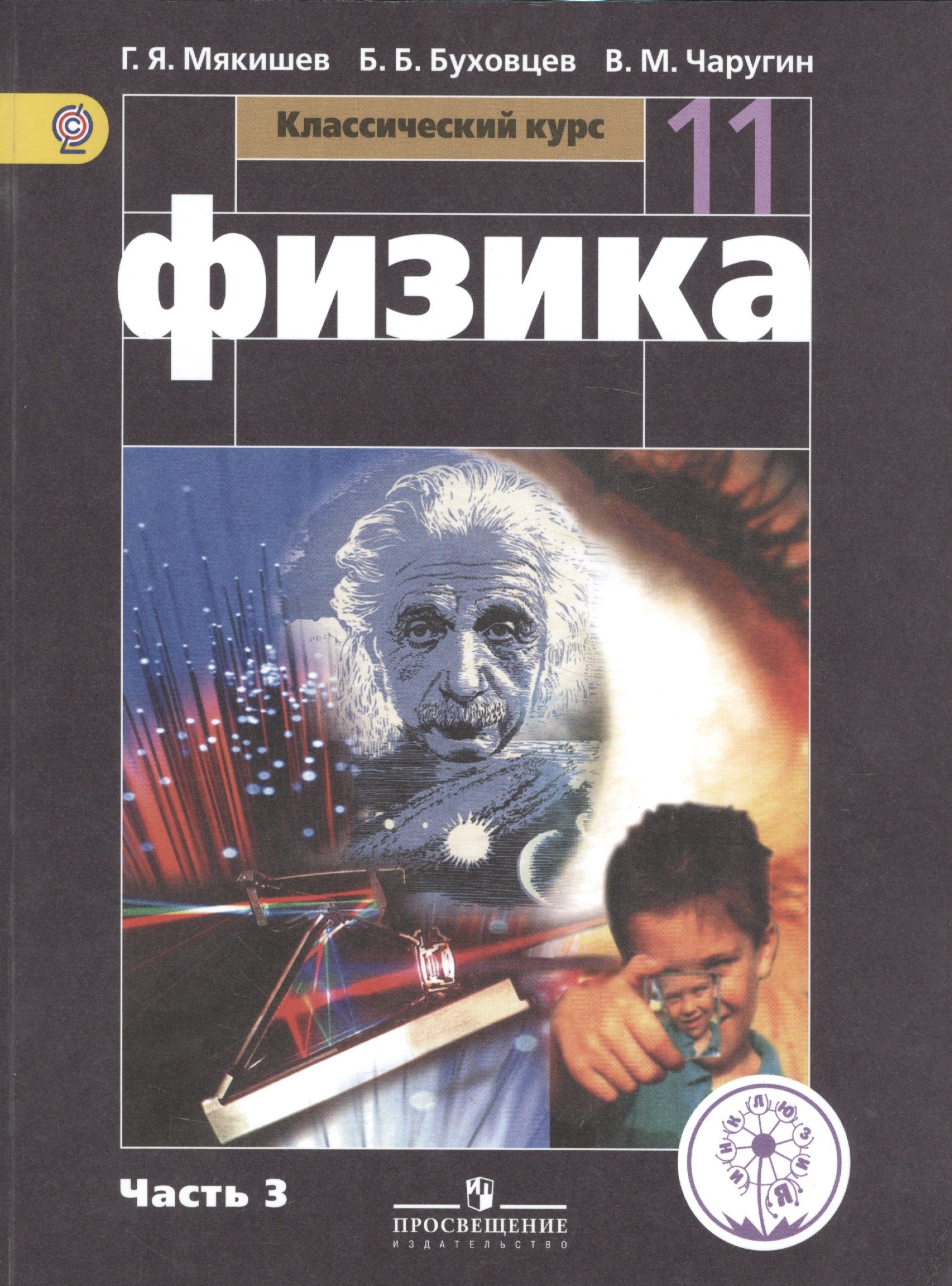 

Физика. 11 класс. Базовый уровень. Учебник для общеобразовательных организаций. В четырех частях. Часть 3. Учебник для детей с нарушением зрения