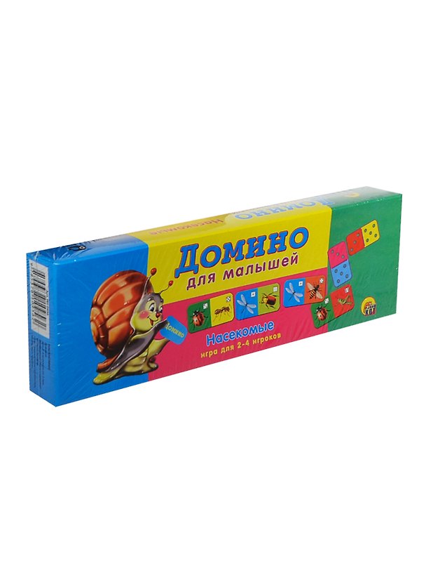 Домино для малышей Насекомые (ИН-0956) (2-4 игрока) (Рыжий кот) 2416294 — 1