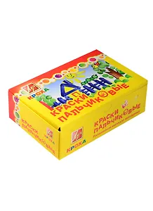 Краски Кроха пальчиковые (6цв. х40мл) 24С 1508-08